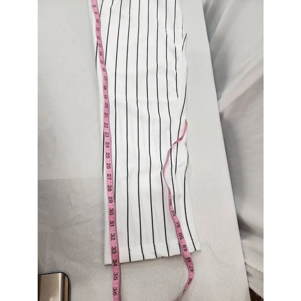 Champro Size XL Navy and White Stripe Triple Crown Open Bottom Pant Men's Baseba